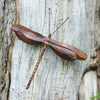 Dragonfly Flamed Metal Wall Sculpture