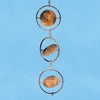 Circles Flamed Hanging Ornament 48 inch