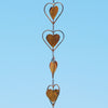 Hearts Flamed Hanging Ornament 48 inch