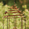 Honey Bees Flamed Spiral Ornament