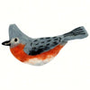 Tufted Titmouse Woolie Ornament - Qivras