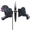 Petite Wind Spinner Black Pug 16 inch