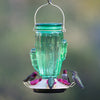 Cactus Top Fill Glass Hummingbird Feeder