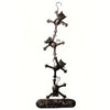 Hanging Cats Metal Welcome Sign
