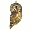Northern Saw Whet Owl Glass Ornament - Qivras