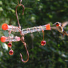 Whimsy Three Hummingbird Feeder