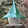 Sky Cafe Squirrel Proof Bird Feeder - Green - Qivras