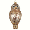 Barred Owl Glass Ornament