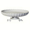 Scalloped Heated Birdbath w/Deck Mount