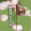 Flamed Snail Staked Rain Gauge