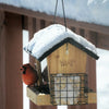 Cedar Hopper Feeder w/Suet Cages 3 qt