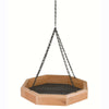 Octagon Cedar Tray Hanging Bird Feeder