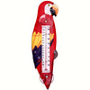Red Parrot Window Thermometer Small - Qivras
