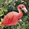 Pink Flamingo Wooden Birdhouse