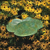Green Leaf Birdbath w/Stand - Qivras