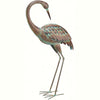 Classic Crane Metal Sculpture Preening 38 inch