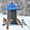 Panorama Blue Sparkle Bird Feeder