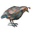 Patina Quail Metal Garden Sculpture 14x9 inch
