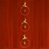 Hummingbirds Flamed Rain Chain 96 inch