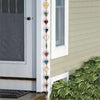 Hearts Multicolor Rain Chain 96 inch