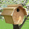Carolina Wren Cedar Birdhouse