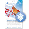 Snowflake WindowAlert Decal 4 pack
