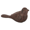 Cast Iron Bird Door Stopper Antique Brown