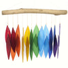 Rainbow Leaves Glass Wind Chime - Qivras
