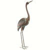 Classic Crane Metal Garden Sculpture 42 inch