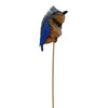 Buri Bristle Blue Jay Plant Stake