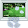 Leaf Medley WindowAlert Decal 5 pack