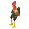 Hinged Rooster Wooden Birdhouse