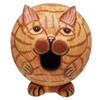 Orange Tabby Gord-O Wooden Birdhouse