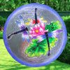 Dragonflies Glass Hanging Bird Bath