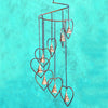 Hearts & Bells Flamed Spiral Mobile