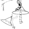 Squirrel Away Hanging Baffle - Blue