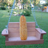 Porch Swing Cedar Squirrel Feeder