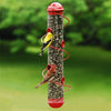 Spiral Tube Bird Feeder Red - Qivras