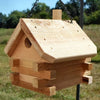 Log Cabin Cedar Wren Birdhouse