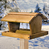 Cedar Barn Post Mount Bird Feeder 11 qt