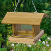 Cedar Hopper Hanging Feeder w/Plastic Floor