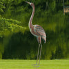 Classic Crane Metal Garden Sculpture 42 inch