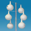 13.5' Purple Martin Gourd Pole Kit - 6 Double Spiral - Qivras