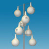 13.5' Purple Martin Gourd Pole Kit - 8 Double Spiral - Qivras