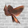 Cardinal Flamed Hanging Sculpture - Qivras