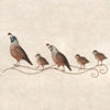 Quail Family Metal Wall Decor