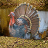 Woodland Turkey Metal Sculpture 17 inch