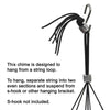 Chimes of Apollo Black Wind Chime 68"